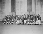 Group portrait of the Arabia Drum Corps. by W. D. Smith