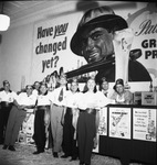 Group picture of Moslah Shriners by the bar by W. D. Smith