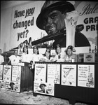 Group picture of Moslah Shriners standing behind the bar by W. D. Smith