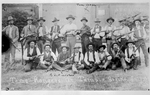 Texas Rangers at railroad strike in Temple, Texas by W. D. Smith