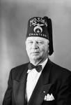 Harold Willehiem portrait in Moslah Chanters fez by W. D. Smith