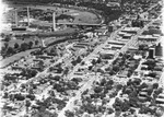 Aerial of Fort Worth, Courthouse and power plant by W. D. Smith