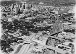 Aerial of downtown Fort Worth looking northeast by W. D. Smith