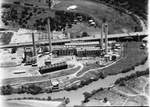 Aerial of power plant in Fort Worth by W. D. Smith