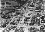 Aerial of Fort Worth, Courthouse from west by W. D. Smith