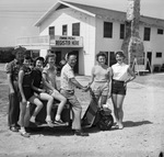 Bank employees at picnic by W. D. Smith