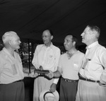 Bank employees at picnic by W. D. Smith