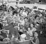 Bank employees at picnic by W. D. Smith