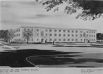 Drawing of Education and Home Economics Building at North Texas State College, Denton, Texas by W. D. Smith and Wilson & Patterson (Architects)