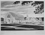 Drawing of Handley Methodist Church by Earl E. Koeppe by W. D. Smith and Earl E. Koeppe