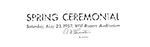 Spring Ceremonial, Saturday, May 23, 1959, Will Rogers Auditorium by W. D. Smith