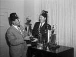 Shriners with trophies by W. D. Smith