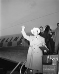 Roy Rogers exiting a plane by W. D. Smith