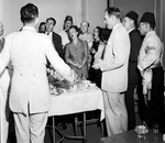 Shrine trip to Chicago, 7/18-7/29/1949--Group in Hotel Room by W. D. Smith