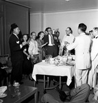 Shrine trip to Chicago, 7/18-7/29/1949--Group in Hotel Room by W. D. Smith