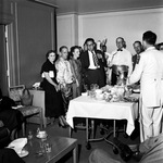 Shrine trip to Chicago, 7/18-7/29/1949--Group in Hotel Room by W. D. Smith