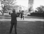 Unveiling of Will Rogers statue and painting by W. D. Smith