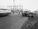 Car accident at Vickery and Main Streets between a bus and a Ford by W. D. Smith