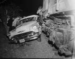 Car accident between a Chevrolet and Frisco Train at West Berry Crossing by W. D. Smith