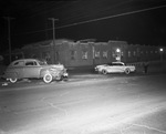 Car accident between a Buick and a Ford at Daggett and Henderson Streets by W. D. Smith