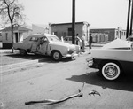 Car accident behind Will Rogers Coliseum bewtwen a Mercury and Studebaker by W. D. Smith