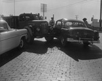 Car accident at Vickery and Ballinger Streets between a truck and two cars by W. D. Smith