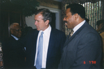 Rev. Tony Evans with Governor George Bush