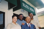 William Blair, Jr. with his children at Elite News