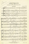 Choral Mass in C in honor of the Holy Innocents