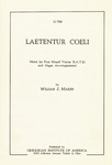Laetentur Coeli
