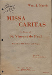Missa Caritas In Honor of St. Vincent de Paul by William J. Marsh