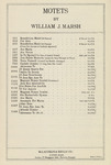 Motets by William J. Marsh