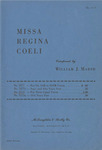 Missa Regina Coeli by William J. Marsh