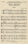 Missa Simplex by William J. Marsh