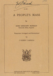 A people's mass by Dom Gregory Murray