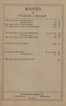 Mass in Honor of St. Aloysius: for Unison Voices by William J. Marsh