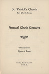 Concert Program by William J. Marsh