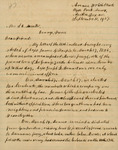Letter from William Physick Zuber to Mrs. S. E. Murelle