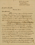 Letter from William Physick Zuber to Mrs. S. E. Murelle