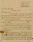 Letter from William Physick Zuber to Mrs. S. E. Murelle