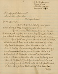 Letter from William Physick Zuber to Mrs. J. L. Anderson