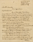 Letter from William Physick Zuber to Mrs. S. E. Murrelle.
