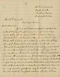 Letter from William Physick Zuber to Mrs. S. E. Murrelle.