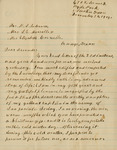 Letter from William Physick Zuber to Mrs. S. E. Murelle, Mrs. Elizabeth Cornelle, and Mrs. Mary A. Anderson.