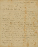 Letter from William Physick Zuber to Mary Gillaspie