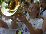 Activities Fair Horn Player by University Photographer