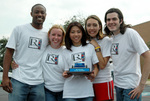 Bed Races Co-Rec Champion by University Photographer