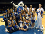 Blaze, Cheerleaders And Dance Team by University Photographer