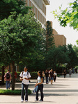 Campus Scene Central Library by University Photographer