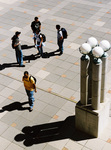 Campus Scene Footbridge by University Photographer